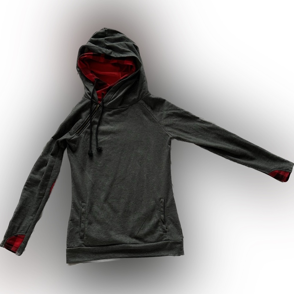 Ampersand double hoodie-Large